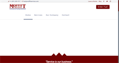 Desktop Screenshot of moffittservices.com